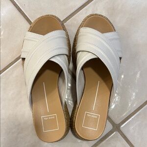 Chic White Slide Sandals by Dolce Vita